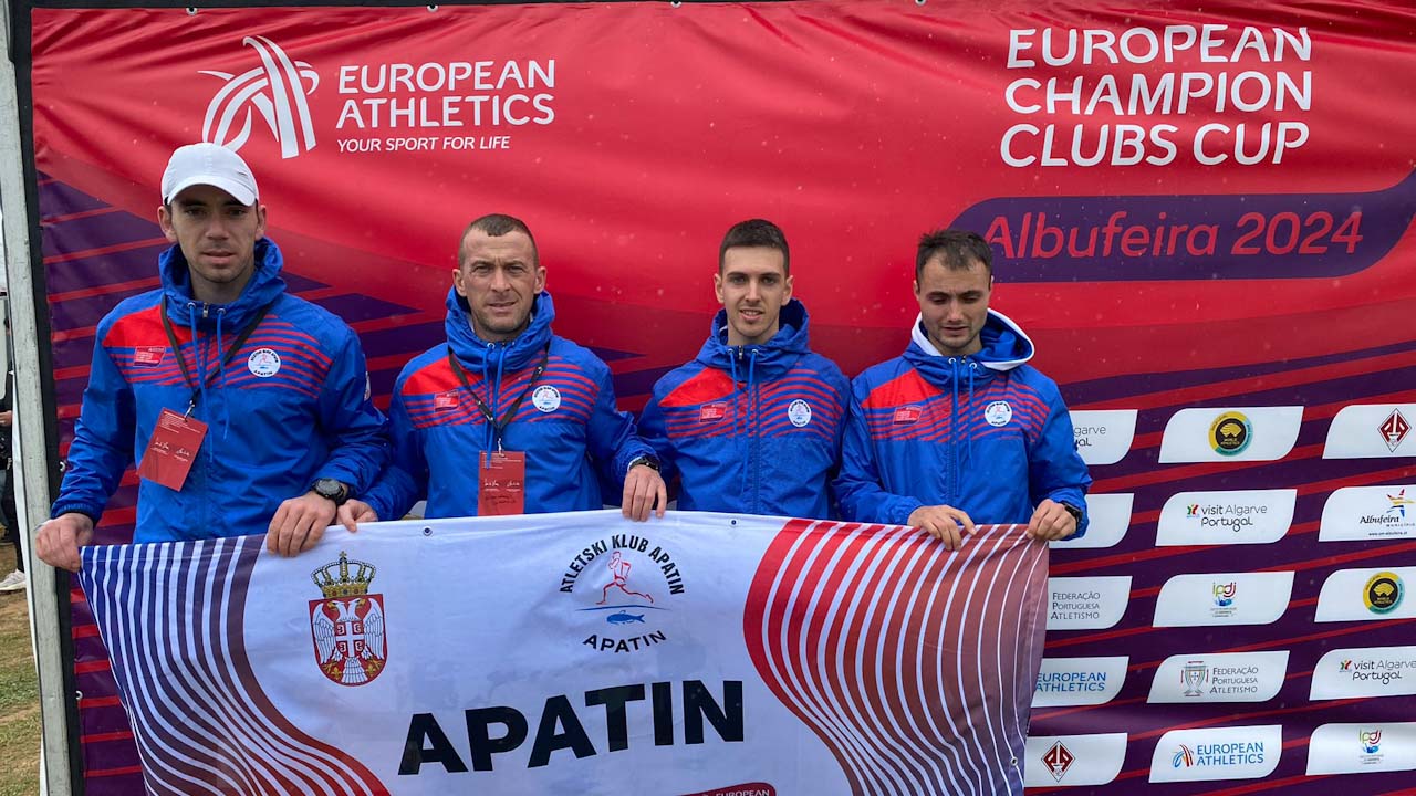 Seniori atletskog kluba Apatin  ekipno 28. mesto na Kupu evropskih šampiona u krosu